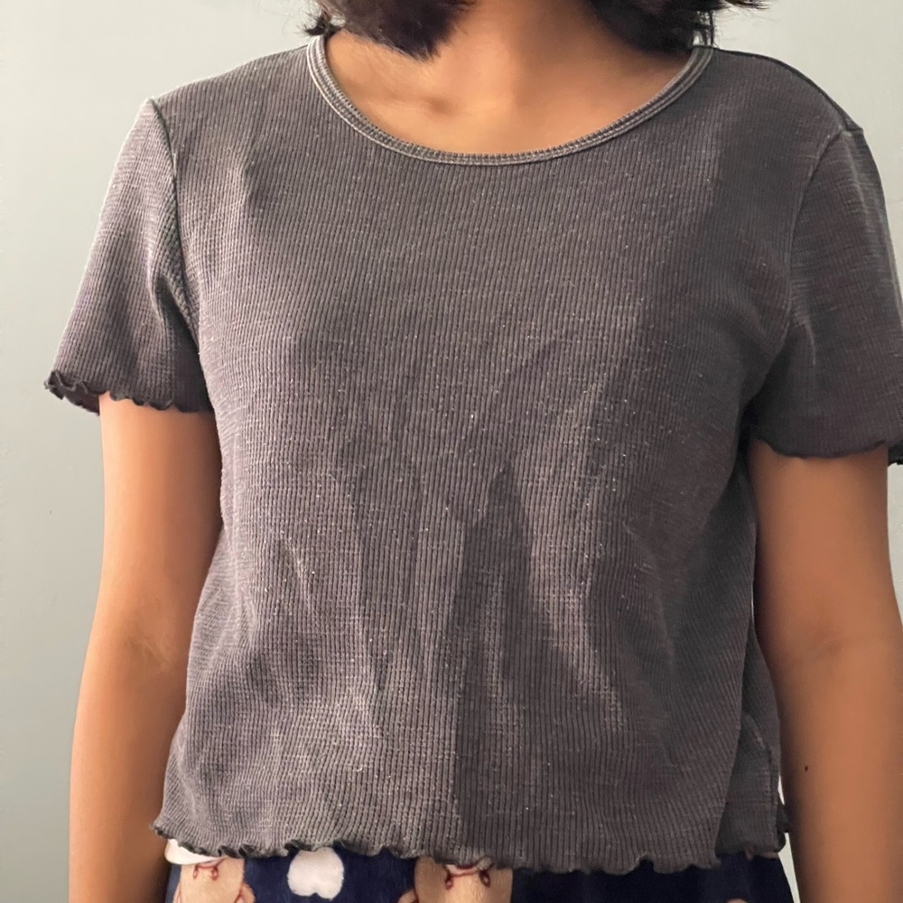 Cute grey baby tee